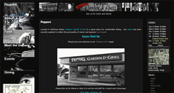 Desktop Screenshot of peppersgardengrill.com